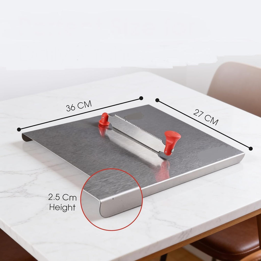 2-in-1 Steel Chopping Board