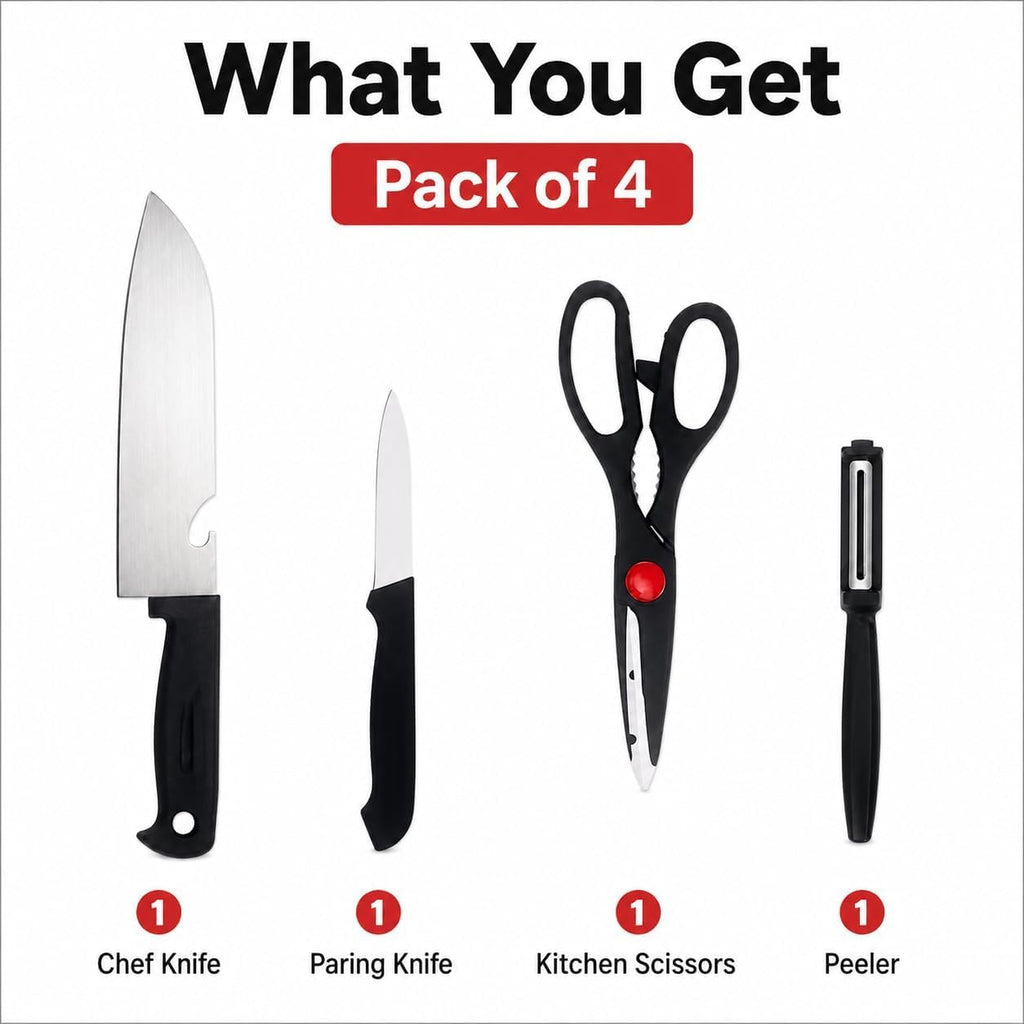 4-Piece Knife Set