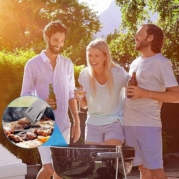 7-Piece Stainless Steel Grill Tool Set