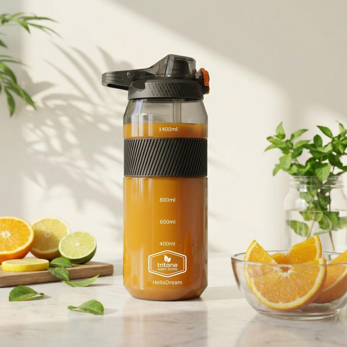 1500 ml Large-Capacity Drinking Bottle