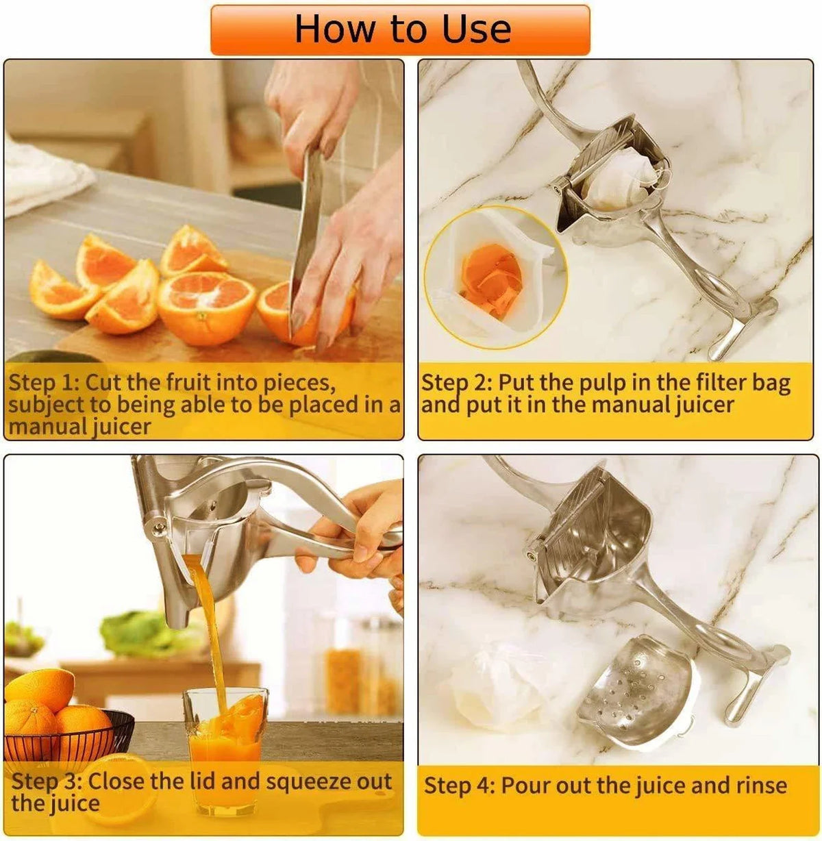 Aluminium Fruit Juicer